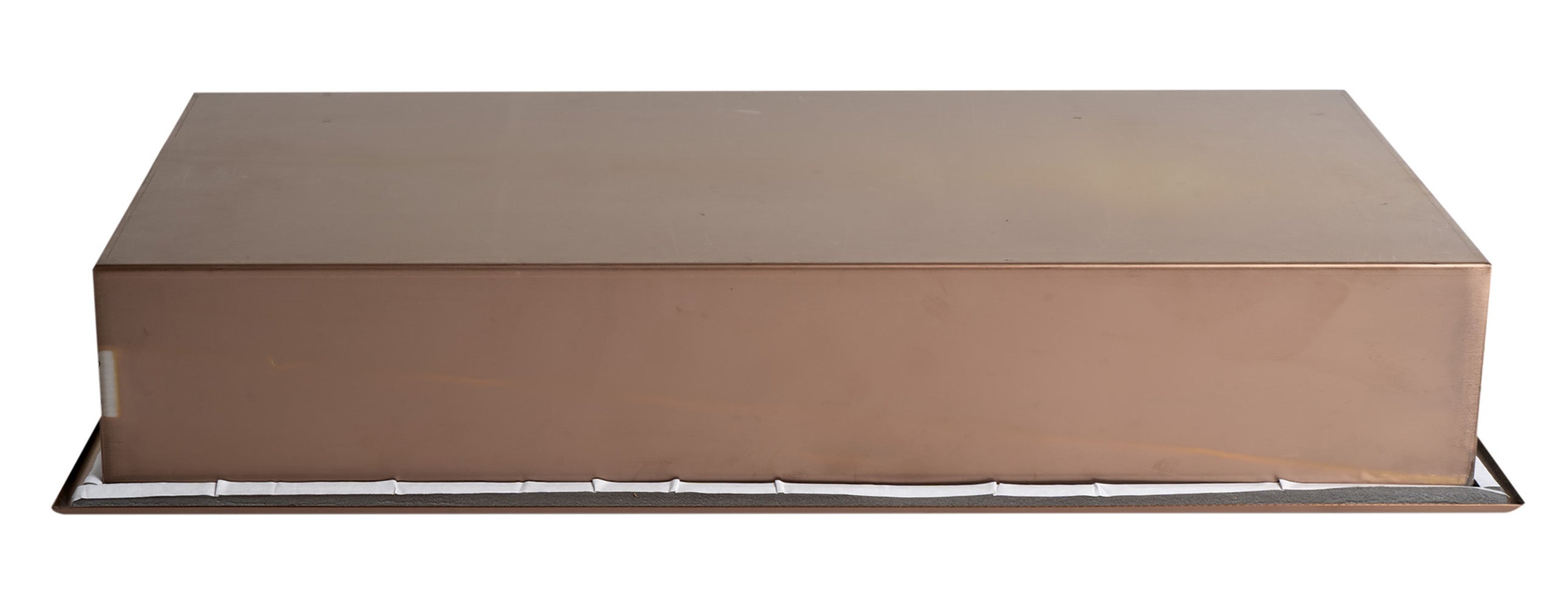 ALFI ABNP2412-BC 24" x 12" Brushed Copper PVD Stainless Steel Horizontal Single Shelf Shower Niche