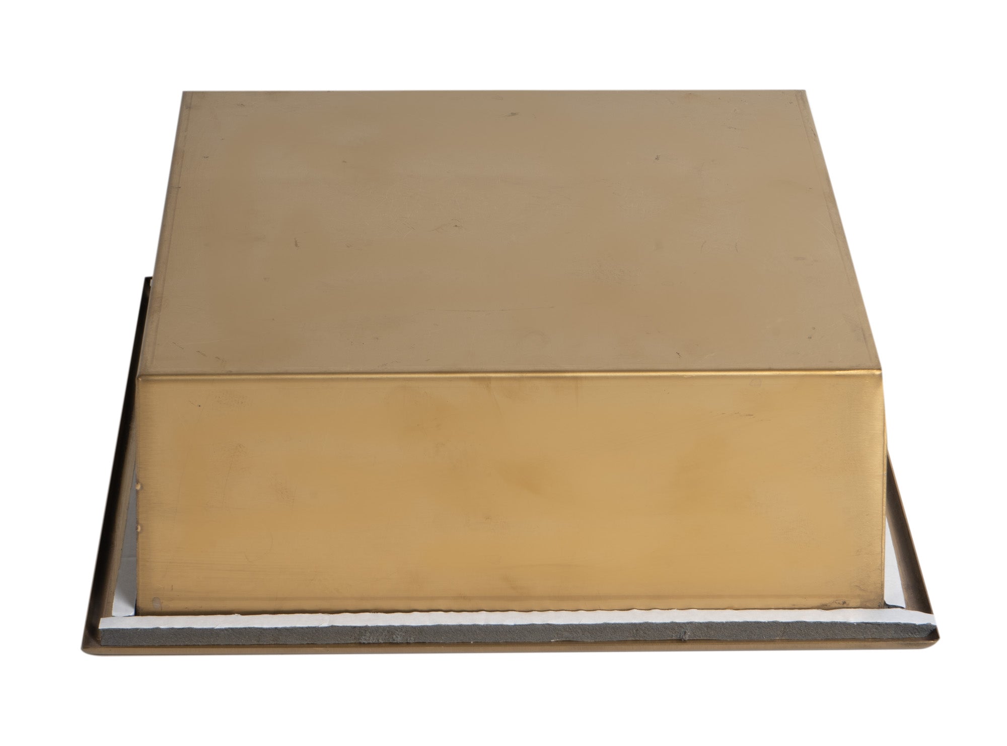 ALFI ABNP1212-BG 12" x 12" Brushed Gold PVD Stainless Steel Square Single Shelf Shower Niche