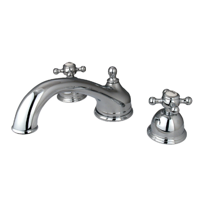 Kingston Brass KS3351BX Vintage Two-Handle Deck Mount Roman Tub Faucet, Polished Chrome