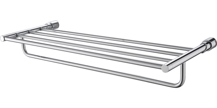 ALFI AB9523 Polished Chrome 24 inch Towel Bar & Shelf  Bathroom Accessory