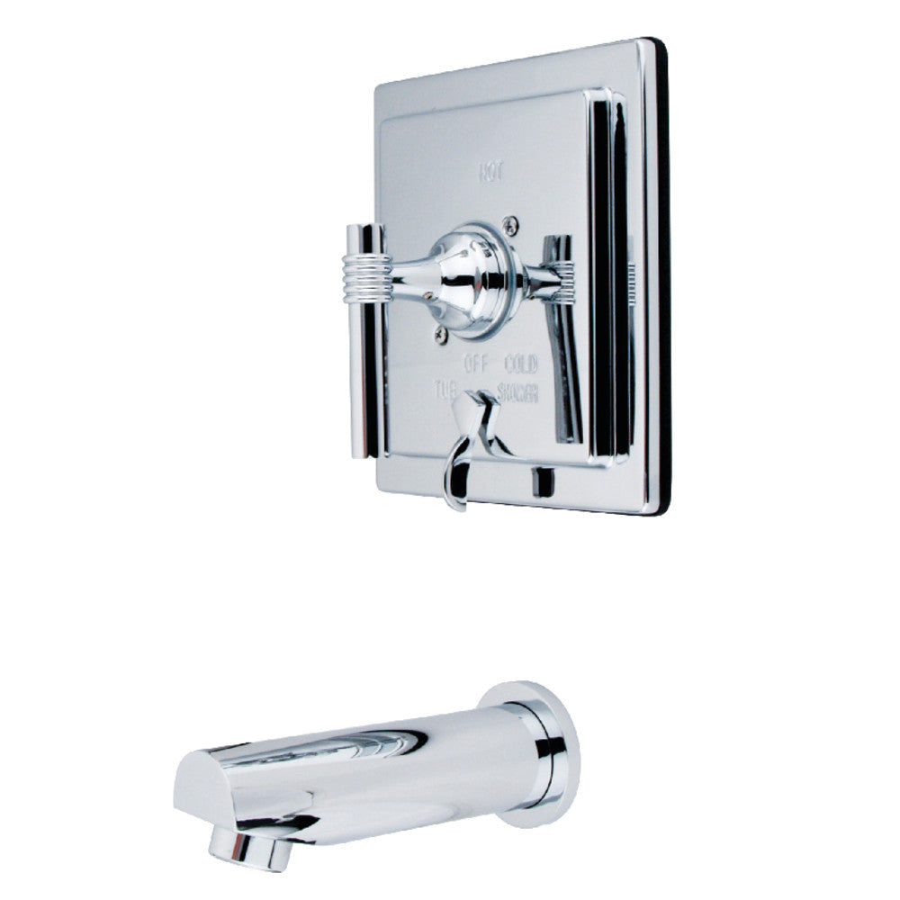 Kingston Brass KB86510MLTO Single-Handle Pressure Balanced Tub Faucet, Polished Chrome