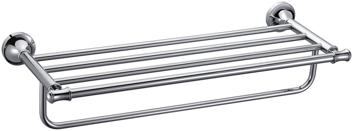 ALFI AB9583 Polished Chrome 23 inch Towel Bar & Shelf Bathroom Accessory