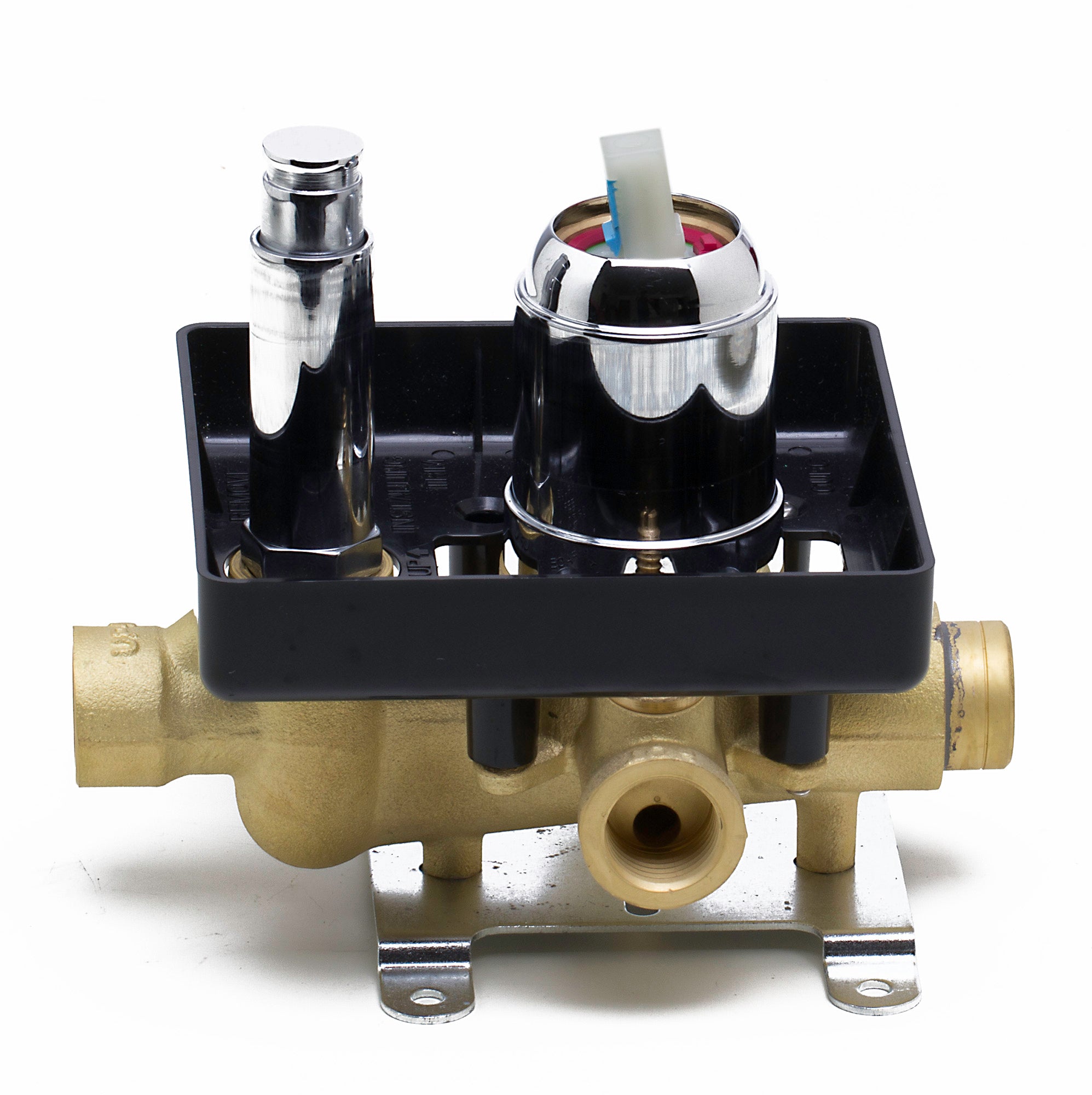 ALFI AB5601-PC Polished Chrome Shower Valve Mixer with Square Lever Handle and Diverter