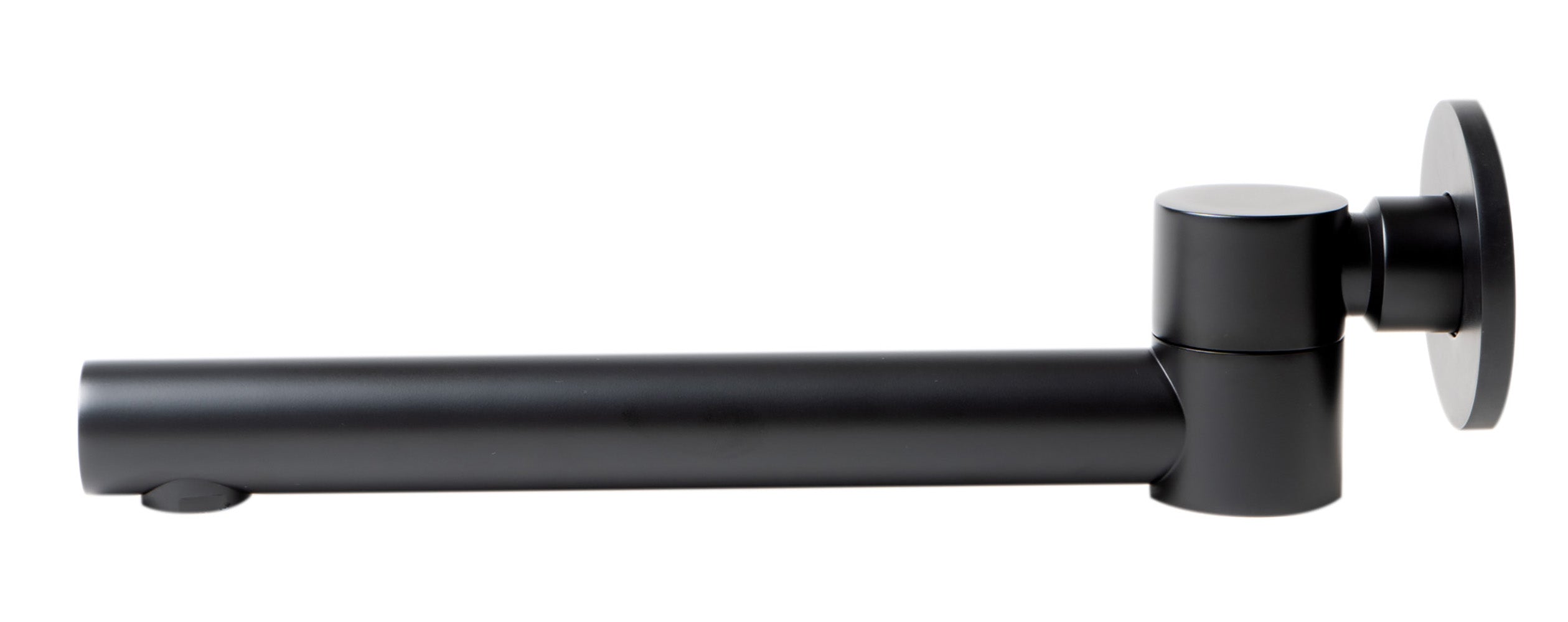 ALFI AB6601-BM Black Matte Round Foldable Tub Spout