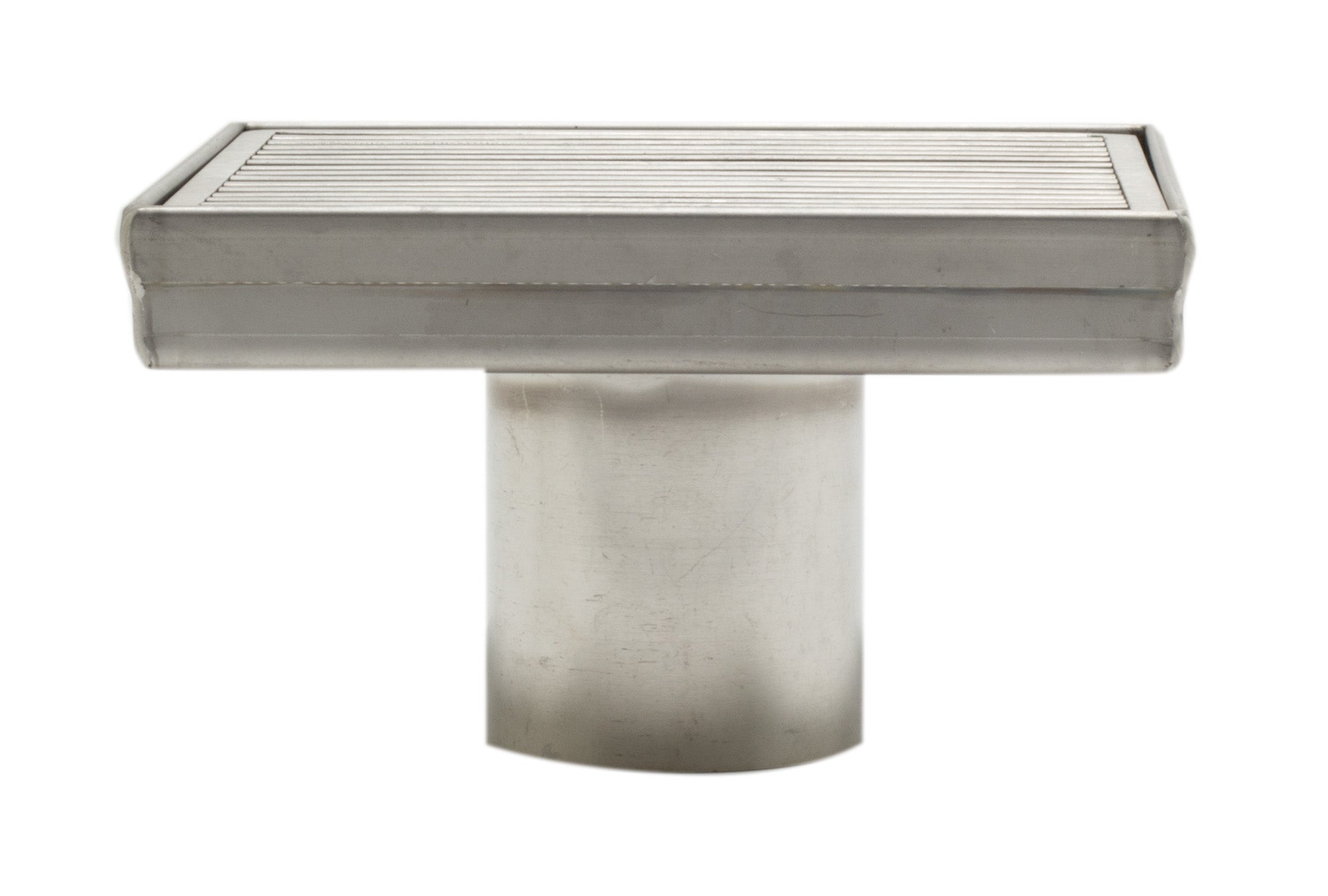 ALFI ABSD55D 5" x 5" Square Stainless Steel Shower Drain with Groove Lines