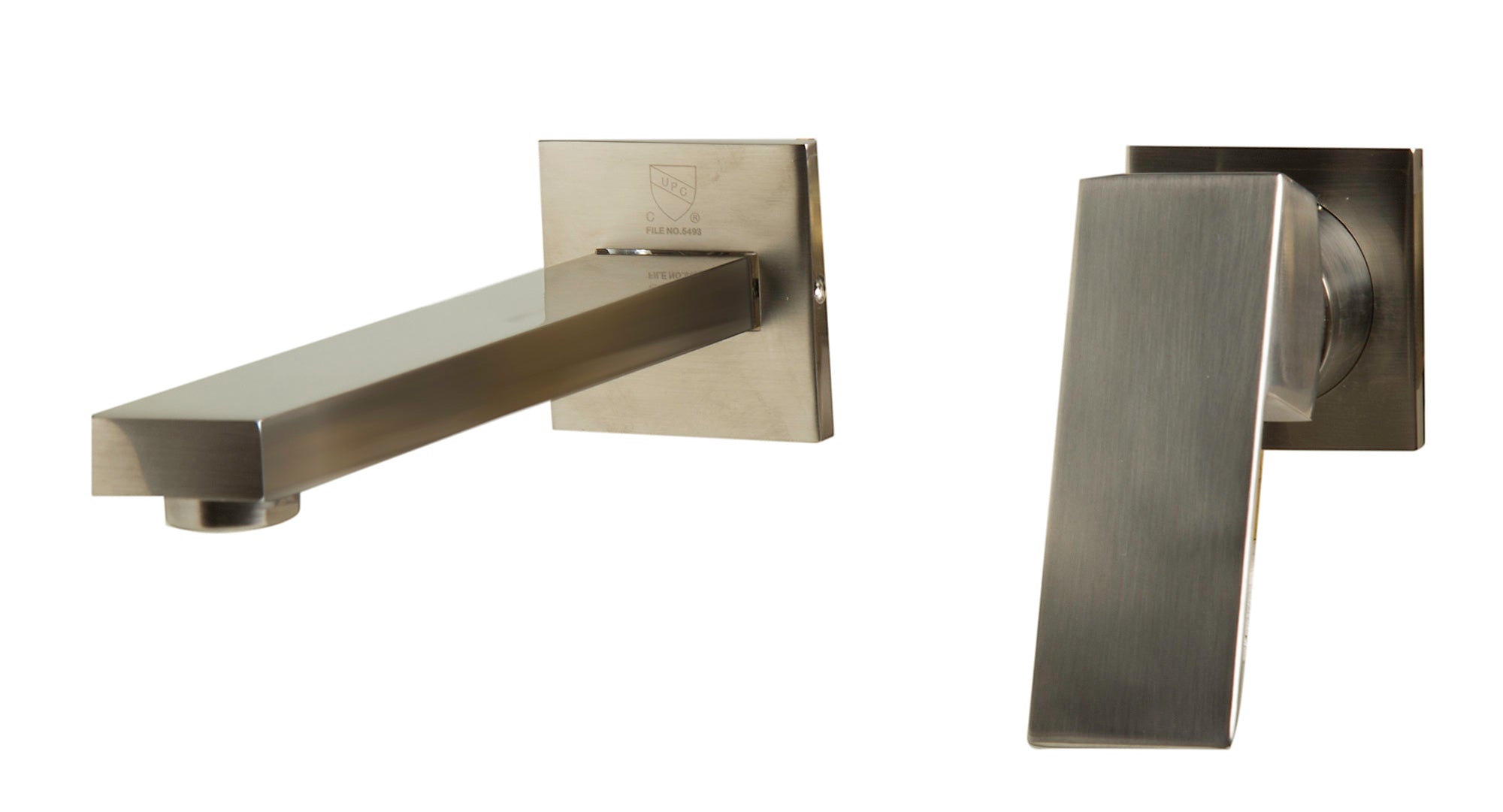 ALFI AB1468-BN Brushed Nickel Single Lever Wallmount Bathroom Faucet