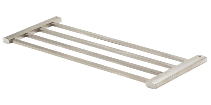 ALFI AB9539-BN Brushed Nickel 24 inch Towel Bar & Shelf Bathroom Accessory