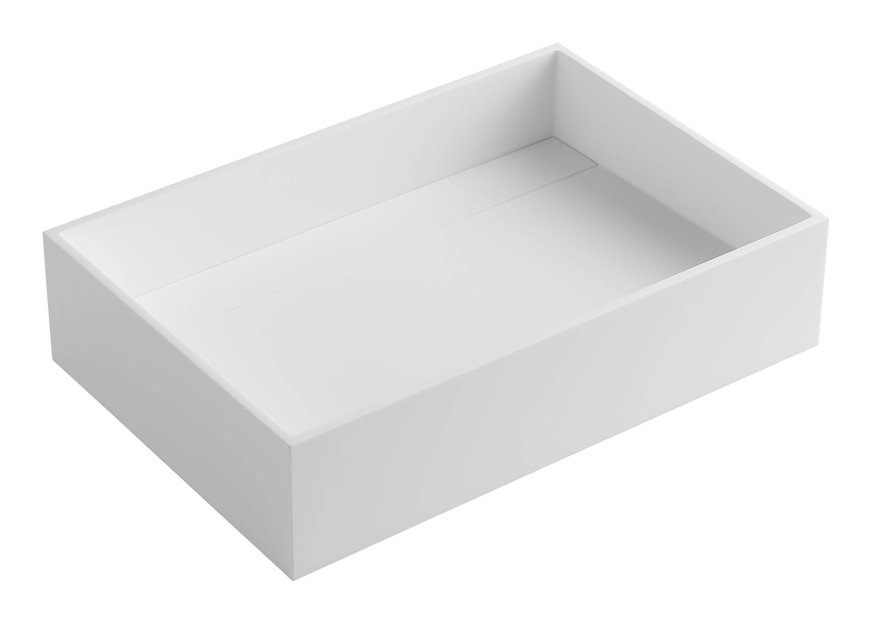 ALFI ABRS2014 20" x 14" White Matte Solid Surface Resin Sink