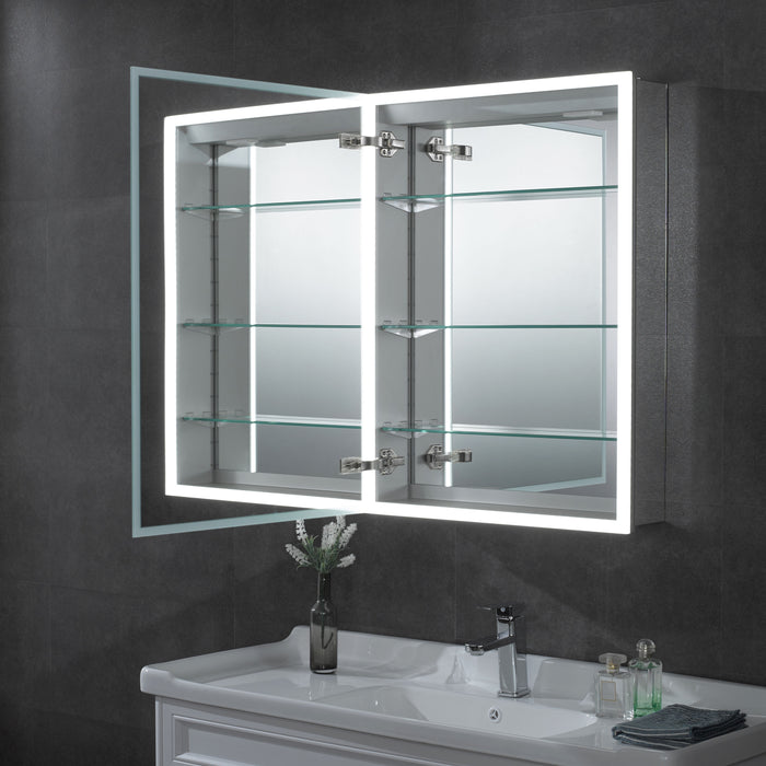 ALFI ABMC2432 24" x 32" Single Door LED Light Medicine Cabinet
