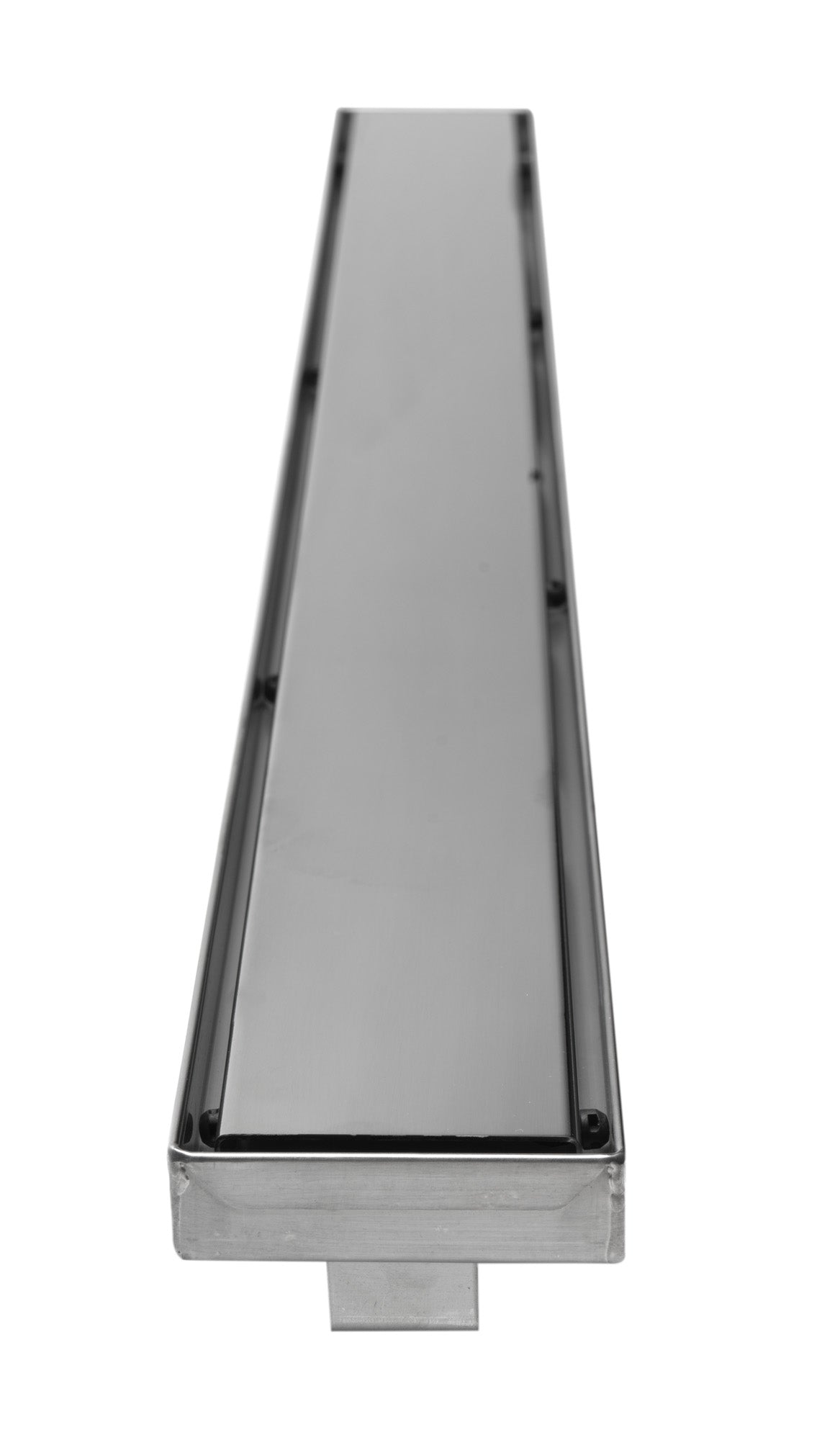 ALFI ABLD36B-PSS 36" Modern Polished Stainless Steel Linear Shower Drain with Solid Cover