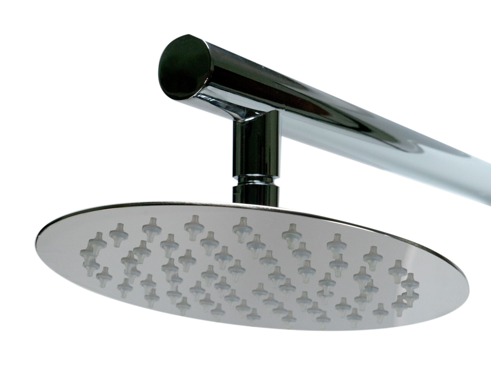 ALFI ABSP50W White Glass Shower Panel with 2 Body Sprays and Rain Shower Head