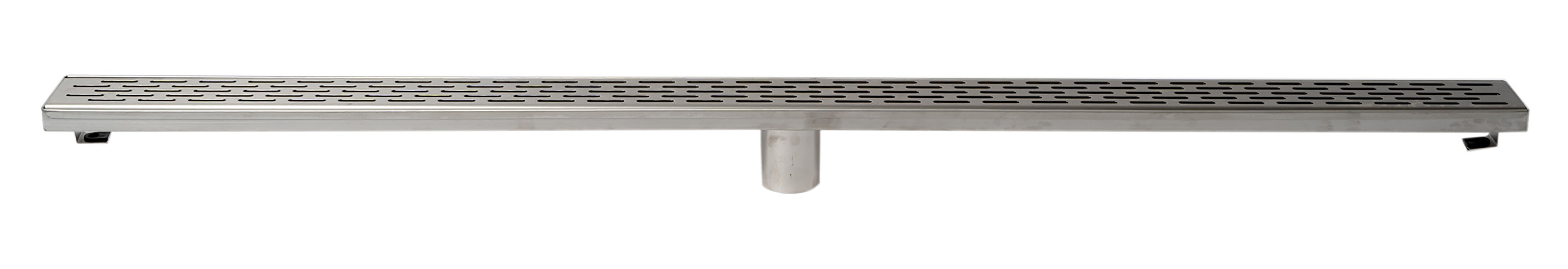 ALFI ABLD47C-BSS 47" Stainless Steel Linear Shower Drain with Groove Holes
