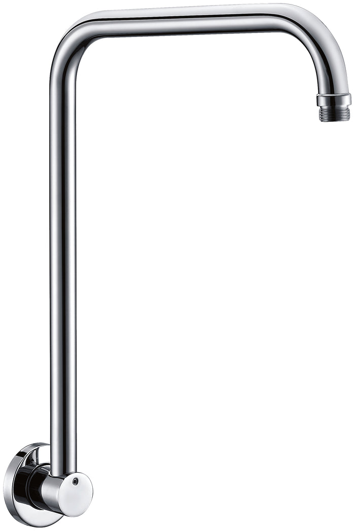 ALFI AB12GRW-PC Polished Chrome 12" Round Raised Wall Mounted Shower Arm