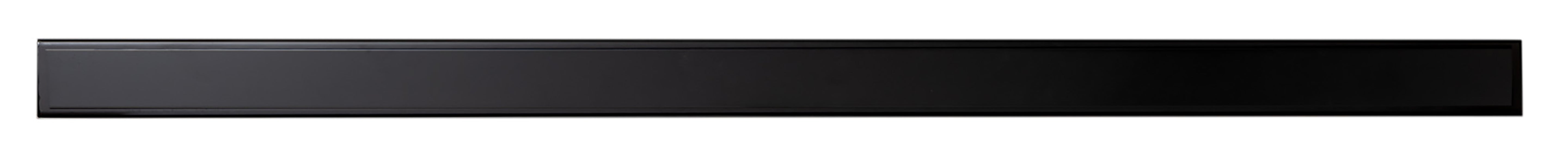 ALFI ABLD59B-BM 59" Black Matte Stainless Steel Linear Shower Drain with Solid Cover