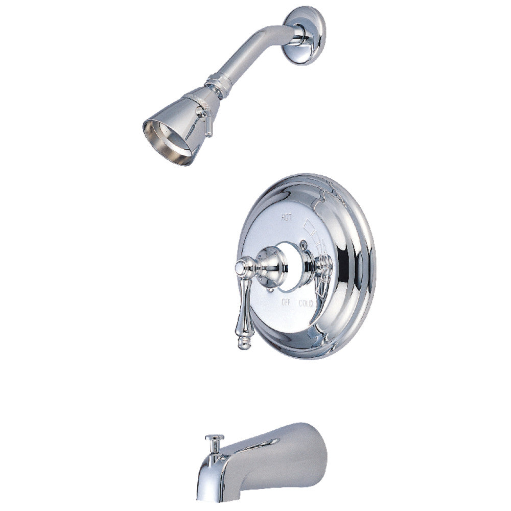 Kingston Brass KB3631ALT Vintage Single-Handle Pressure Balanced Tub and Shower Faucet, Trim Only, Polished Chrome