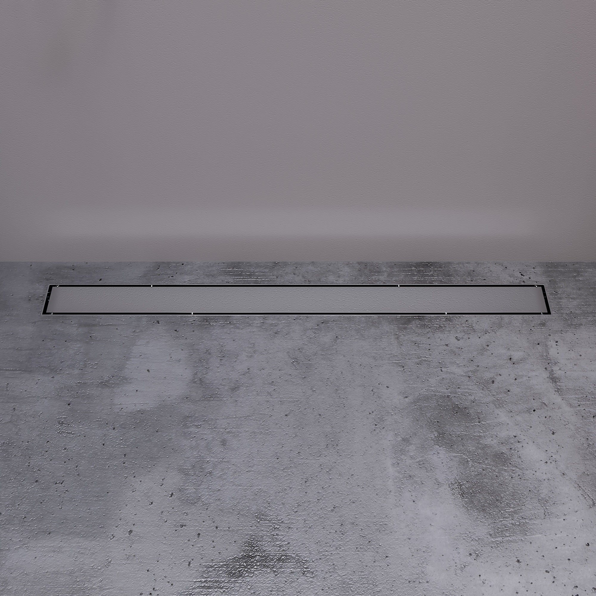 ALFI ABLD32B-PSS 32" Modern Polished Stainless Steel Linear Shower Drain with Solid Cover
