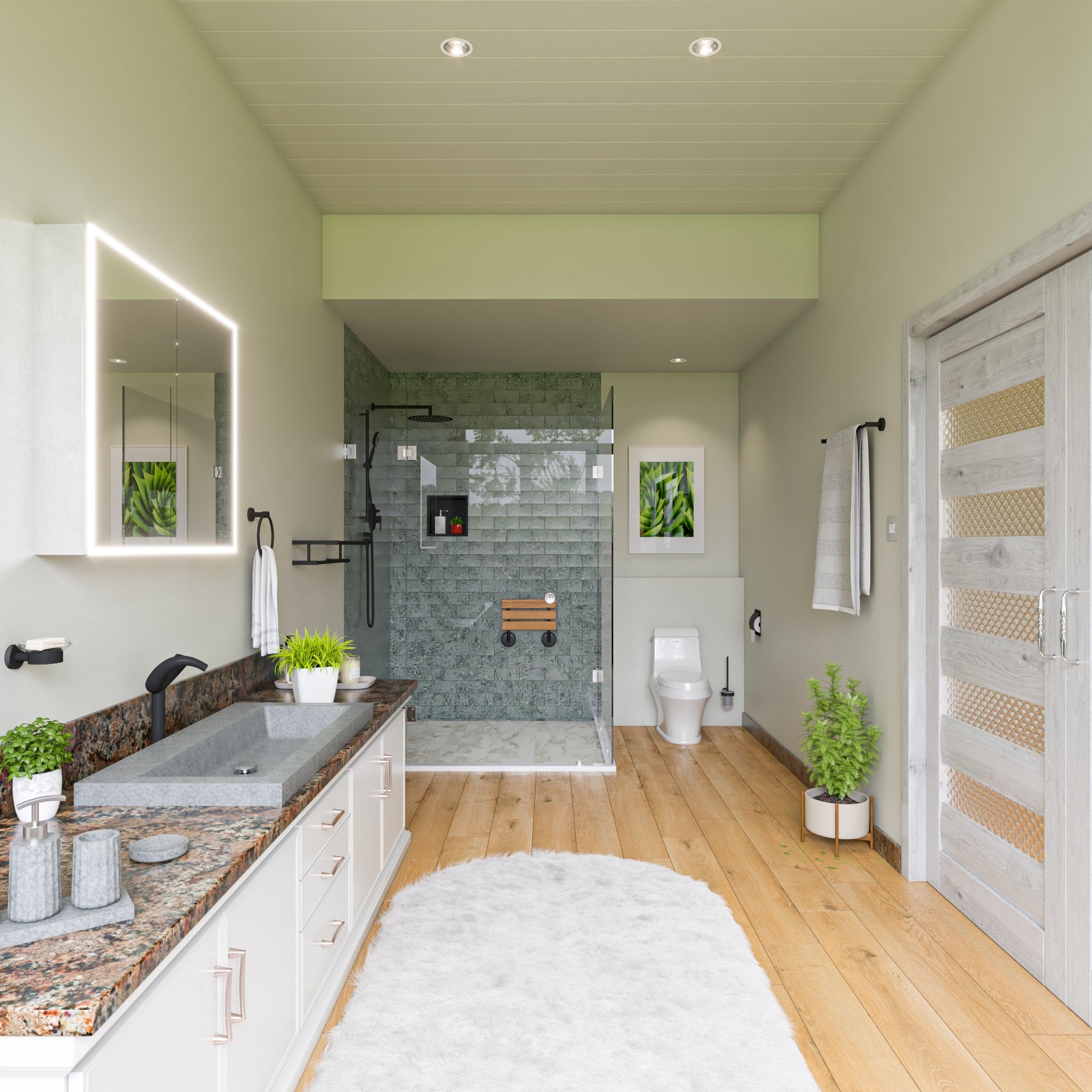 ALFI ABSA16R-BM Black Matte 16" Round Wall Shower Arm