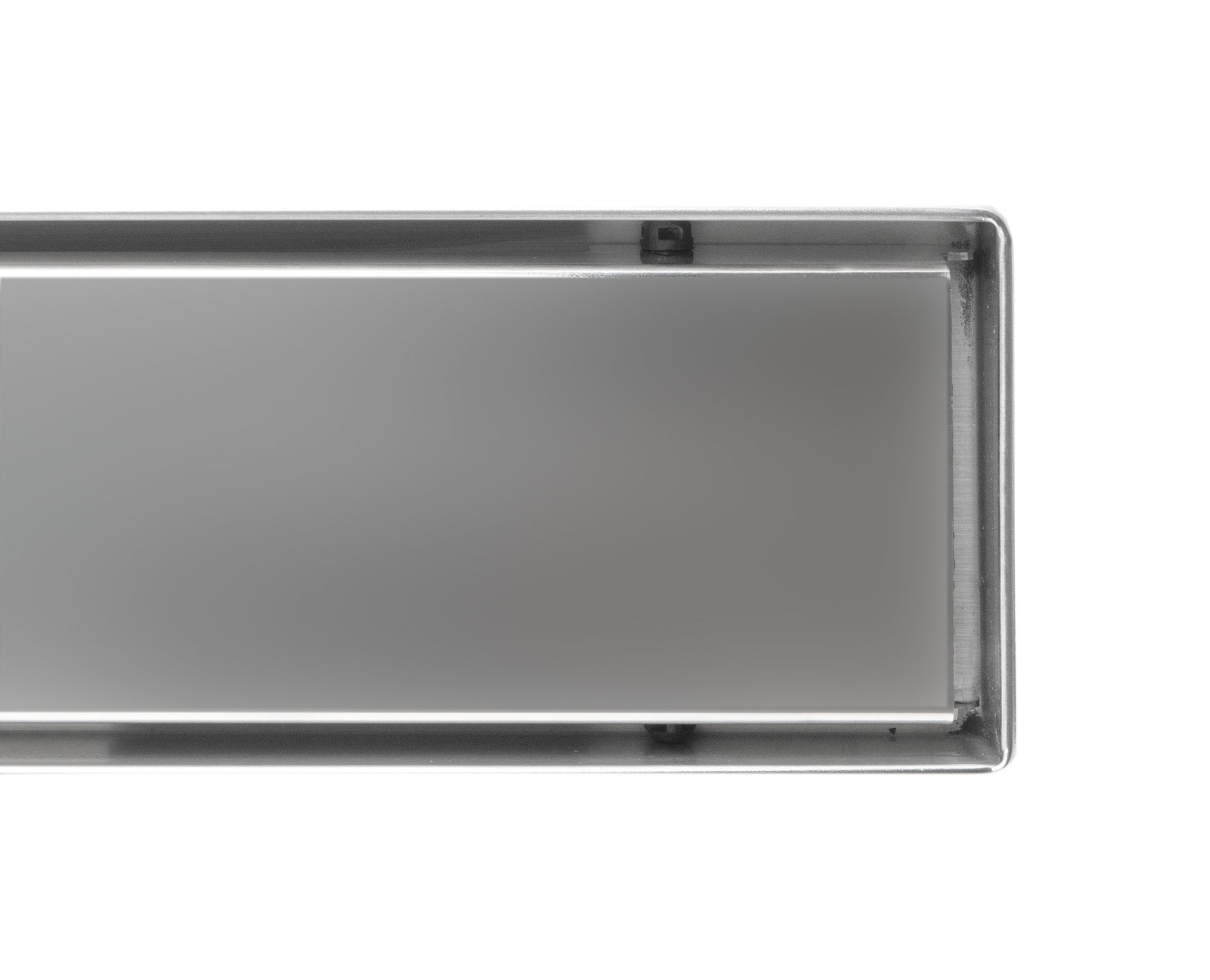 ALFI ABLD32B-PSS 32" Modern Polished Stainless Steel Linear Shower Drain with Solid Cover