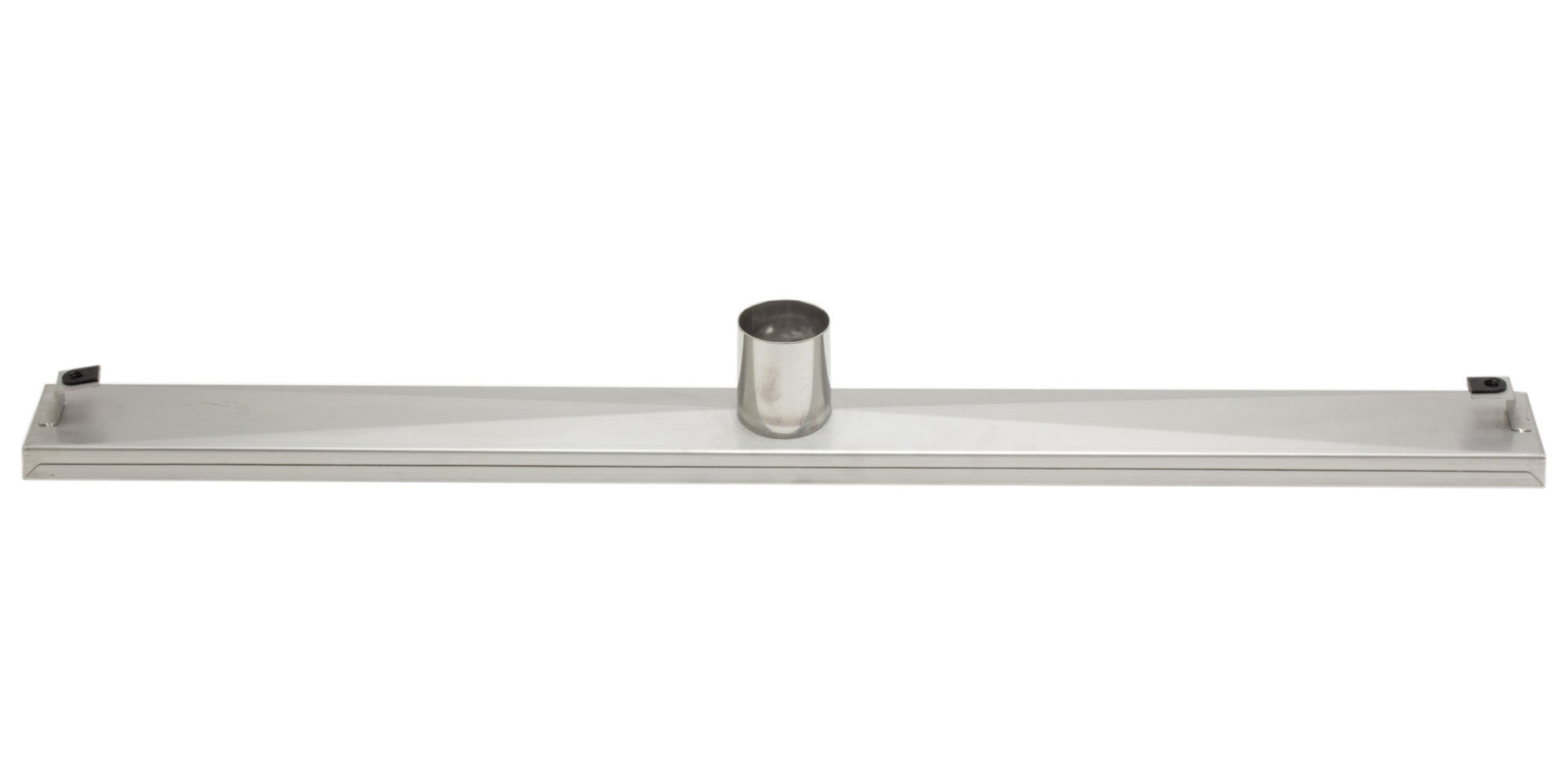 ALFI ABLD32C 32" Modern Stainless Steel Linear Shower Drain with Groove Holes