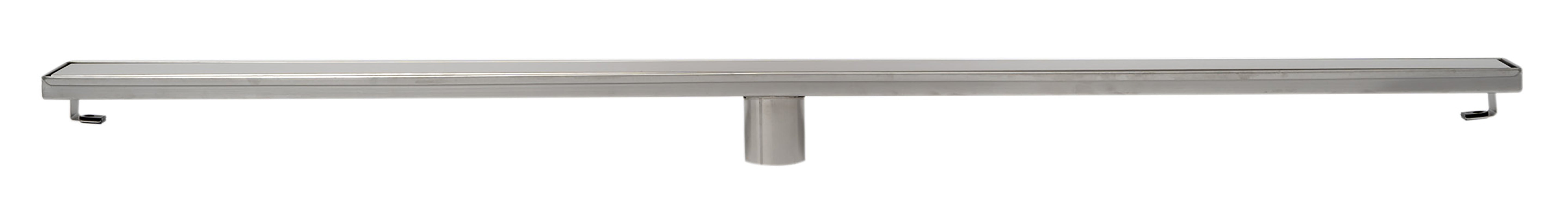 ALFI ABLD47B-BSS 47" Brushed Stainless Steel Linear Shower Drain with Solid Cover