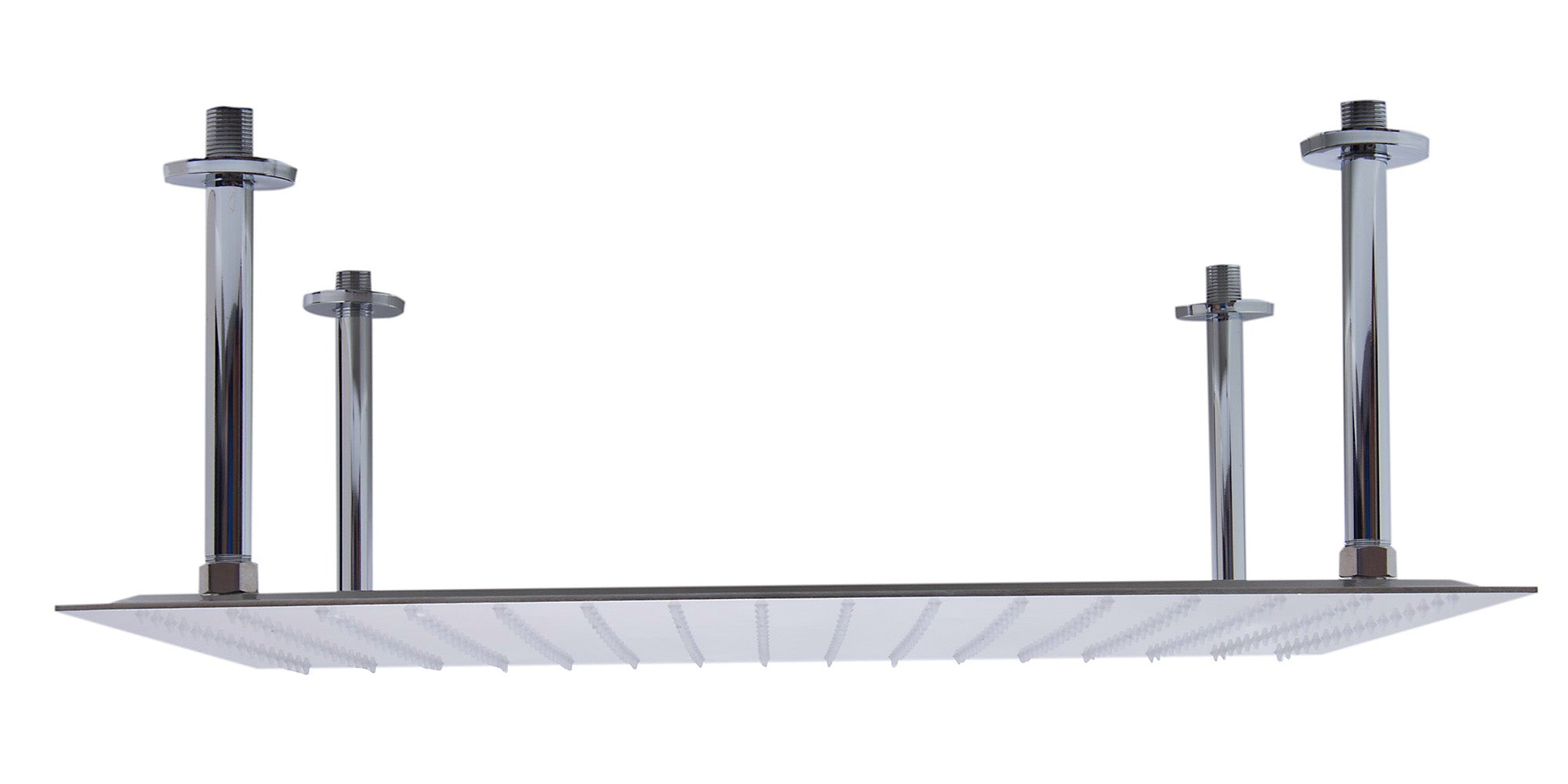 ALFI RAIN24S-BSS 24" Square Brushed Solid Stainless Steel Ultra Thin Rain Shower Head