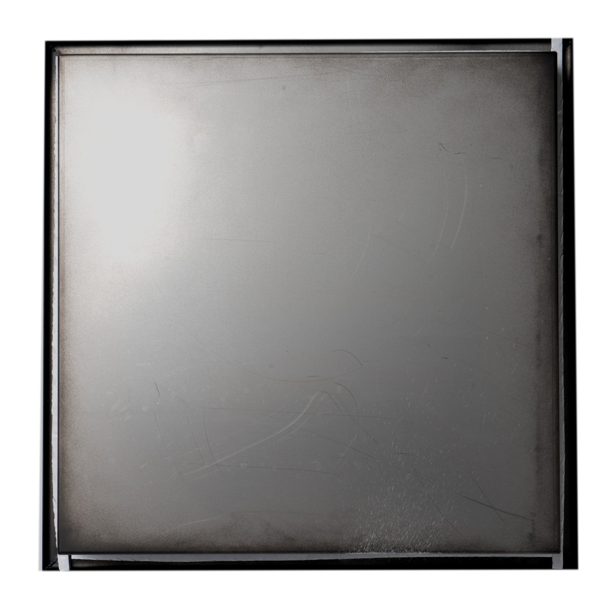 ALFI ABNC1616-BLA 16" x 16" Black Matte Stainless Steel Square Single Shelf Bath Shower Niche