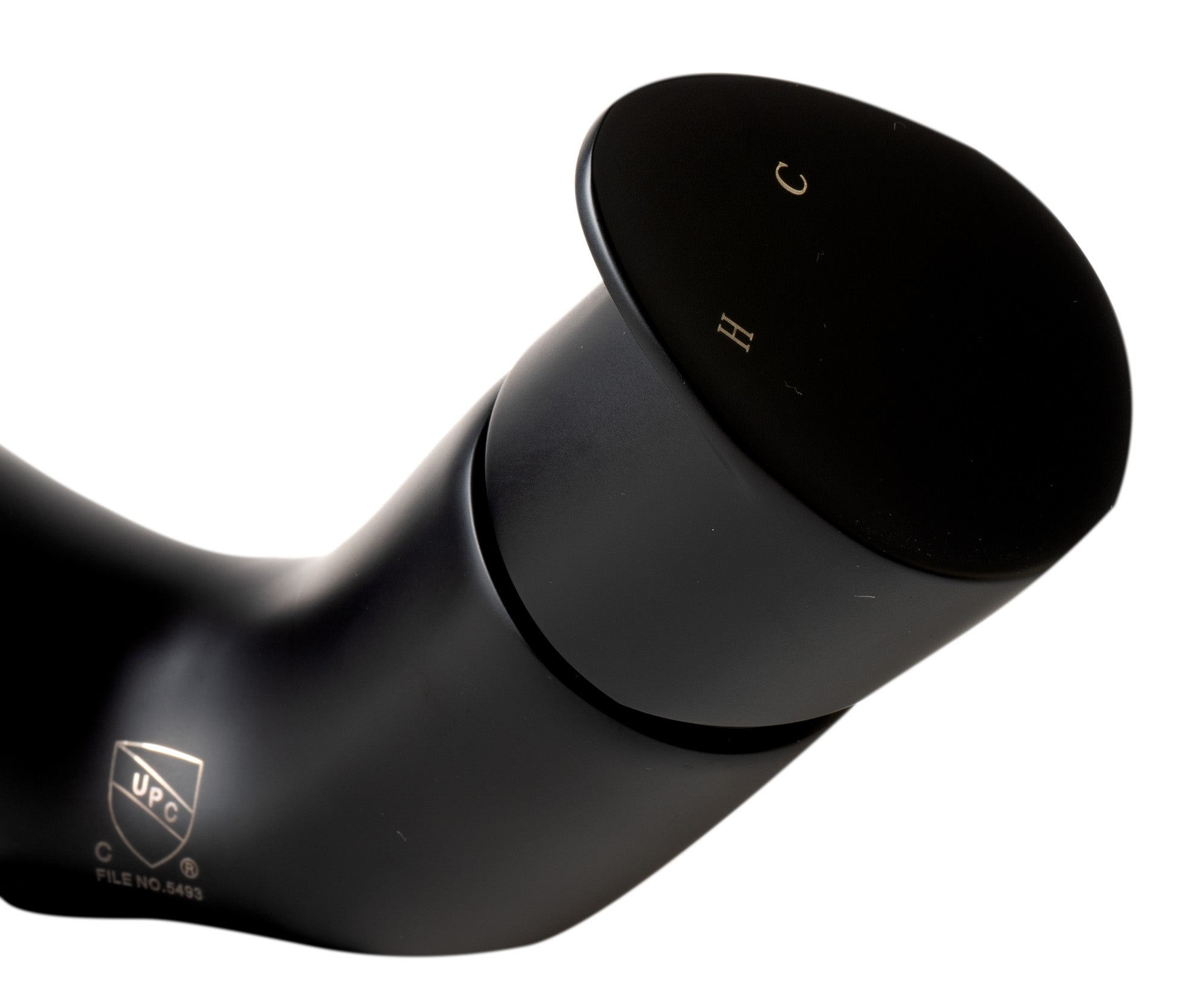 ALFI AB1572-BM Black Matte Wave Single Lever Bathroom Faucet