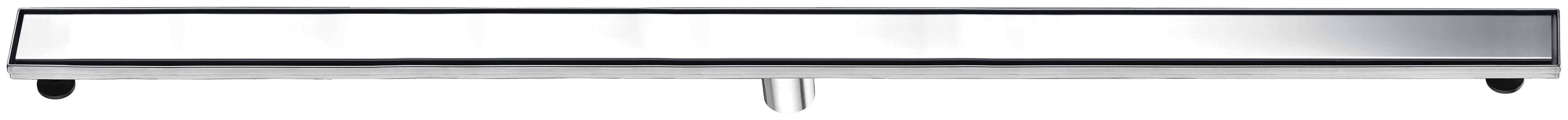 ALFI ABLD59B-PSS 59" Polished Stainless Steel Linear Shower Drain with Solid Cover