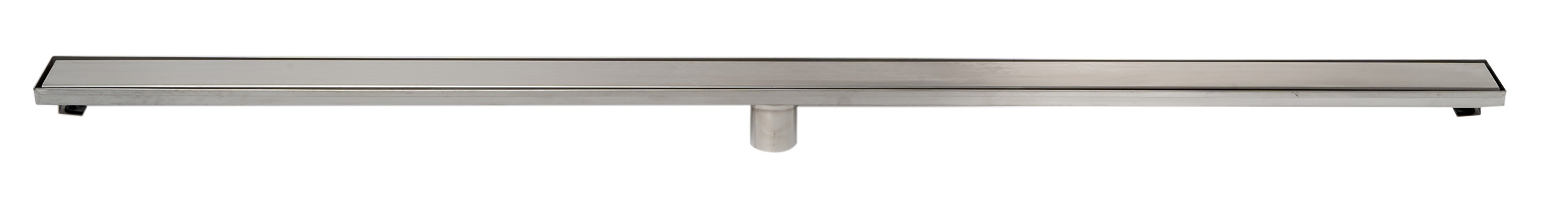 ALFI ABLD59B-BSS 59" Brushed Stainless Steel Linear Shower Drain with Solid Cover
