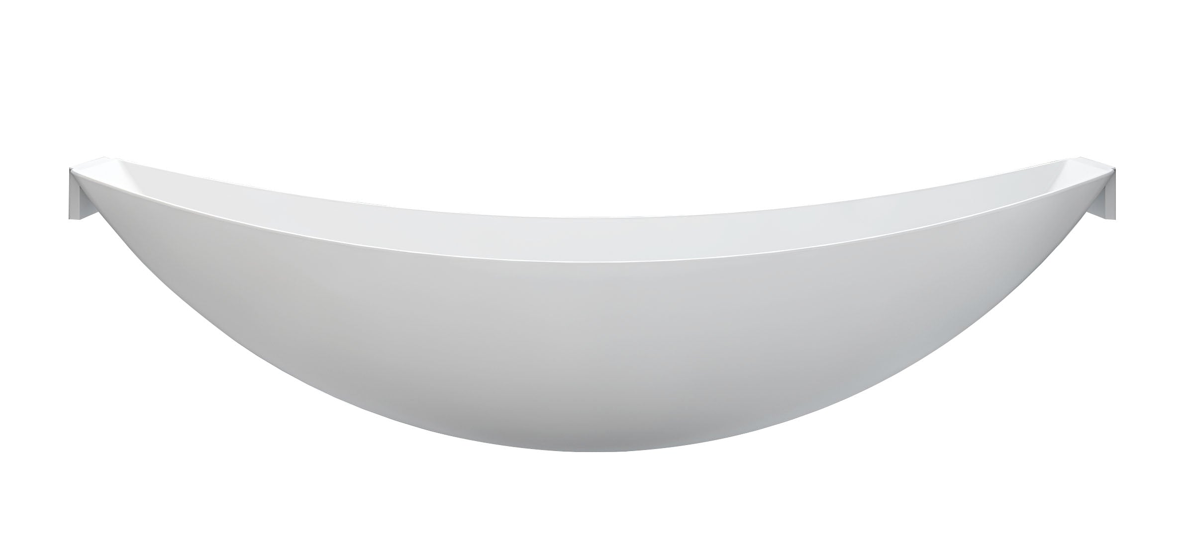 ALFI HammockTub1-WM White Matte 79" Acrylic Suspended Wall Mounted Hammock Bathtub
