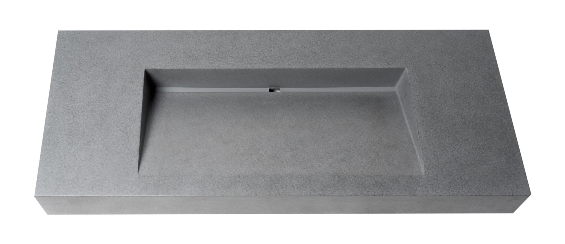 ALFI ABCO48R 48" Solid Concrete Rectangular Countertop Sink