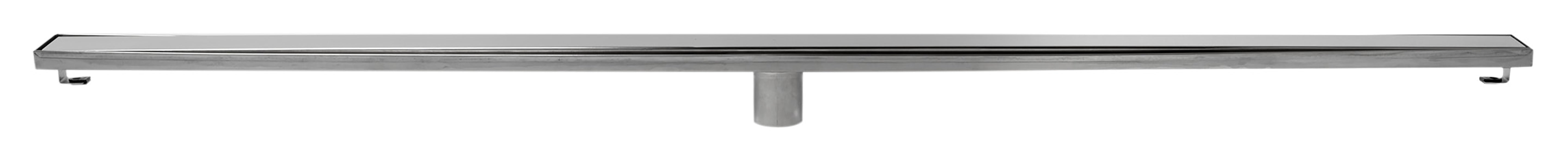 ALFI ABLD59B-PSS 59" Polished Stainless Steel Linear Shower Drain with Solid Cover