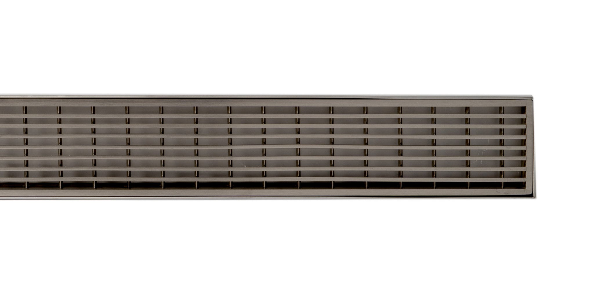 ALFI ABLD59D 59" Stainless Steel Linear Shower Drain with Groove Lines