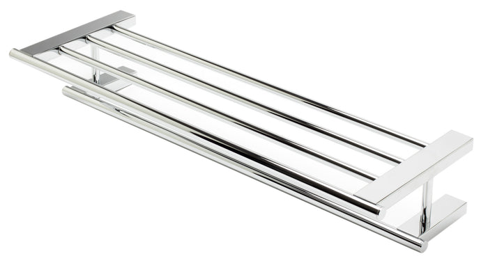ALFI AB9564-PC Polished Chrome 26 inch Towel Bar & Shelf Bathroom Accessory