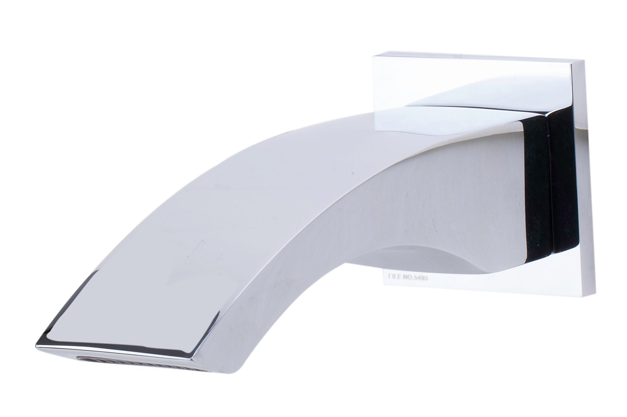 ALFI AB3301-PC Polished Chrome Curved Wallmounted Tub Filler Bathroom Spout
