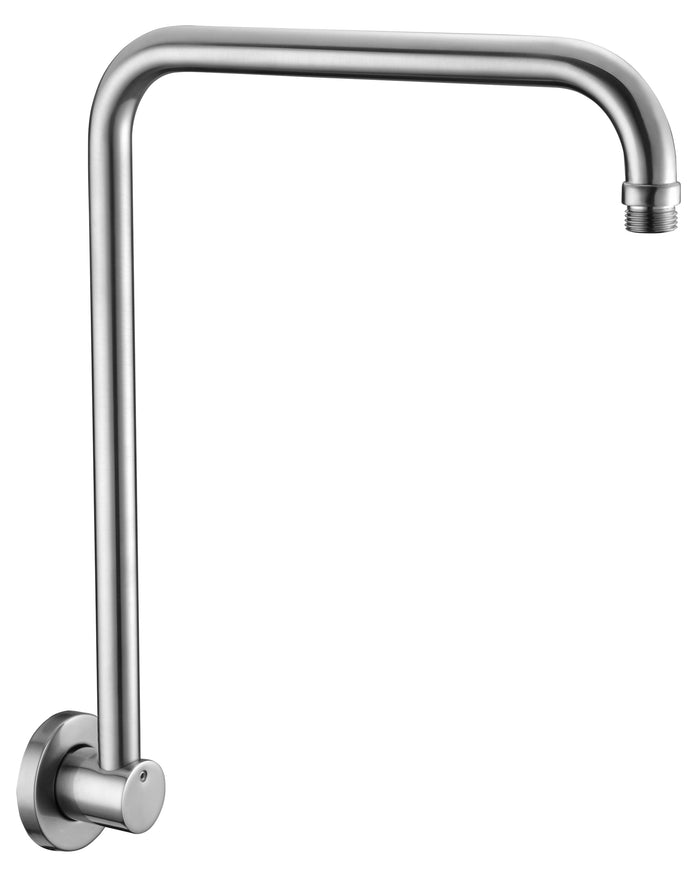 ALFI AB12GRW-BN Brushed Nickel 12" Round Raised Wall Mounted Shower Arm