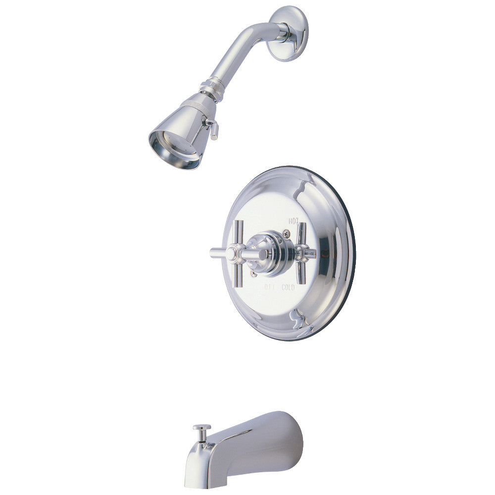 Kingston Brass KB2631EXT Single-Handle Pressure Balanced Tub and Shower Faucet, Trim Only, Polished Chrome