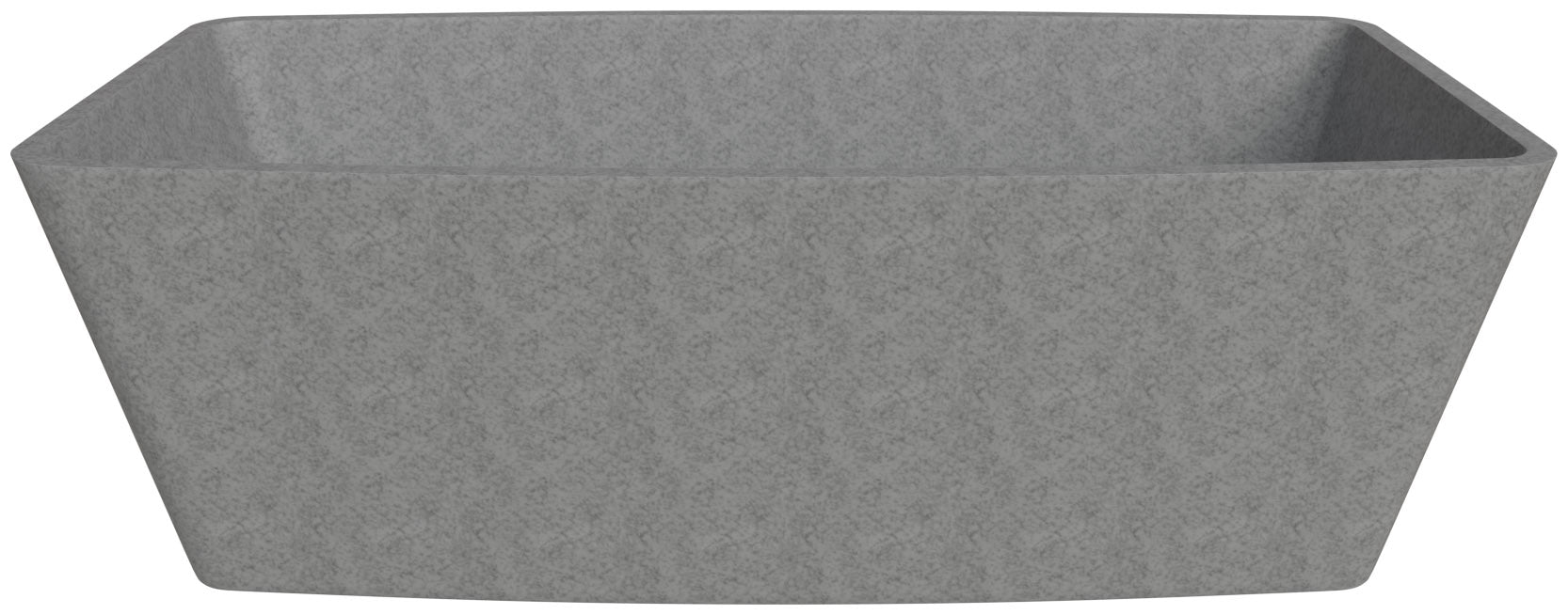 ALFI ABCO71TUB 71" Solid Concrete Rectangular Freestanding Bathtub