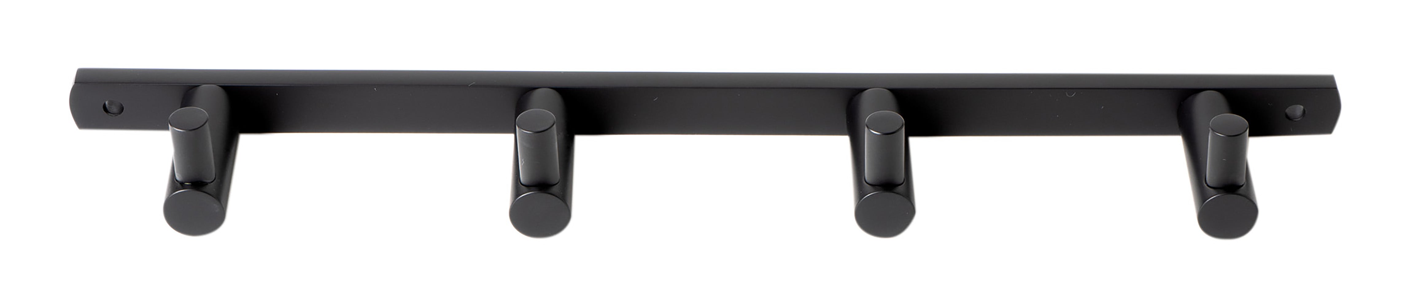 ALFI AB9528-BM Black Matte Wall Mounted 4 Prong Robe / Towel Hook