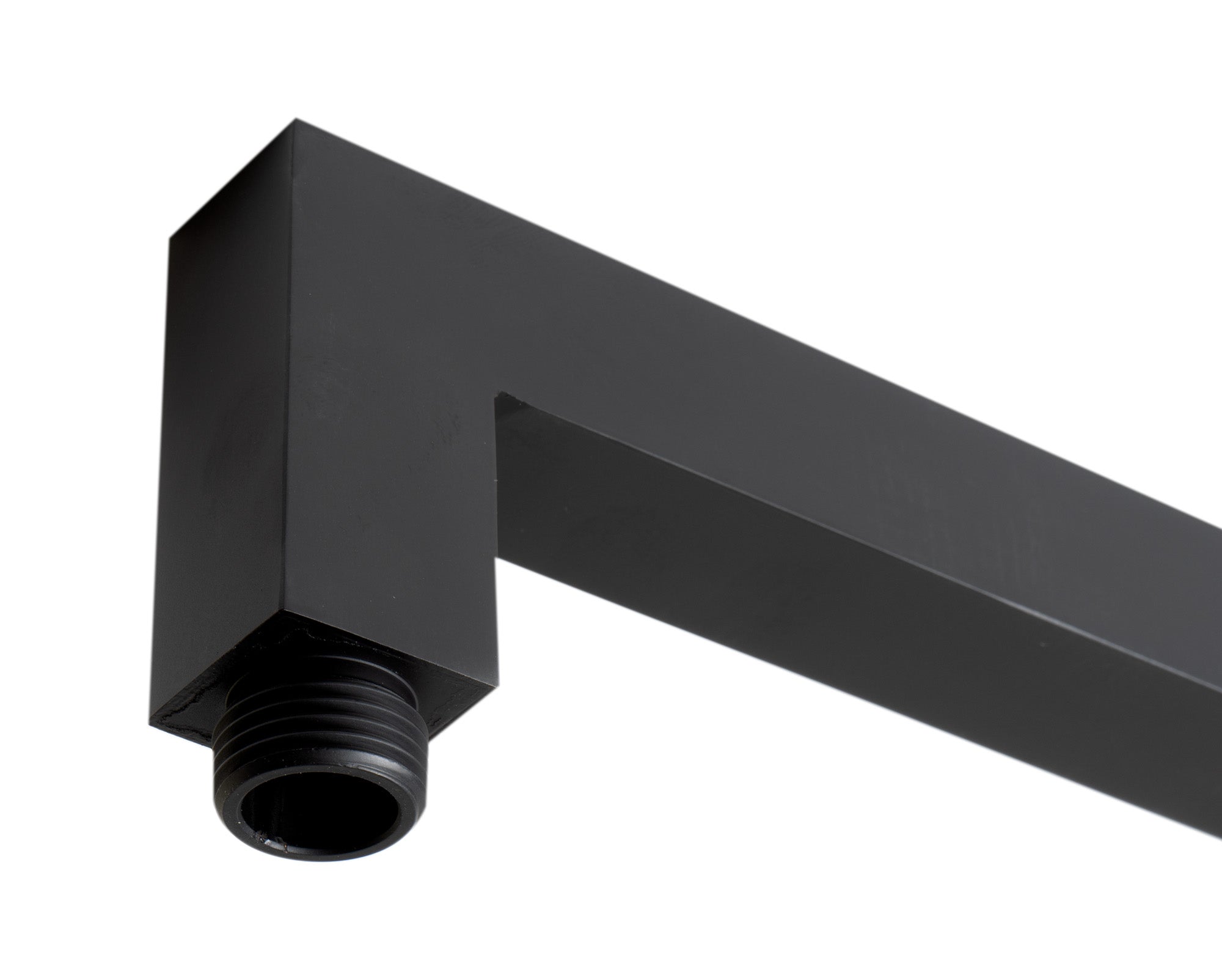 ALFI ABSA20S-BM Black Matte 20" Square Wall Shower Arm