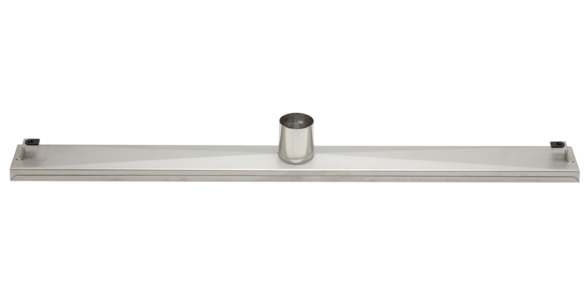 ALFI ABLD32D 32" Modern Stainless Steel Linear Shower Drain with Groove Lines