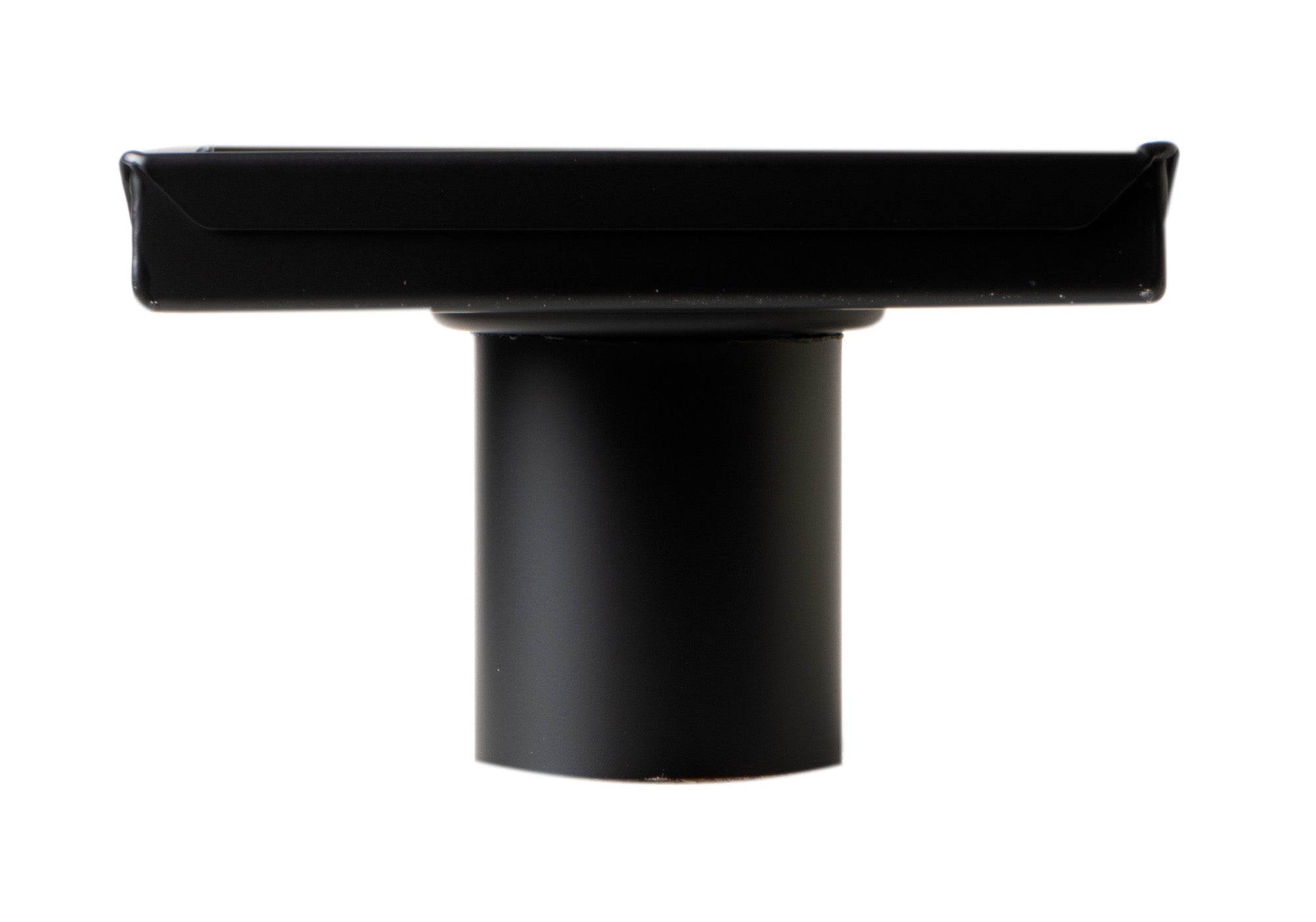 ALFI ABSD55B-BM 5" x 5" Black Matte Square Stainless Steel Shower Drain with Solid Cover