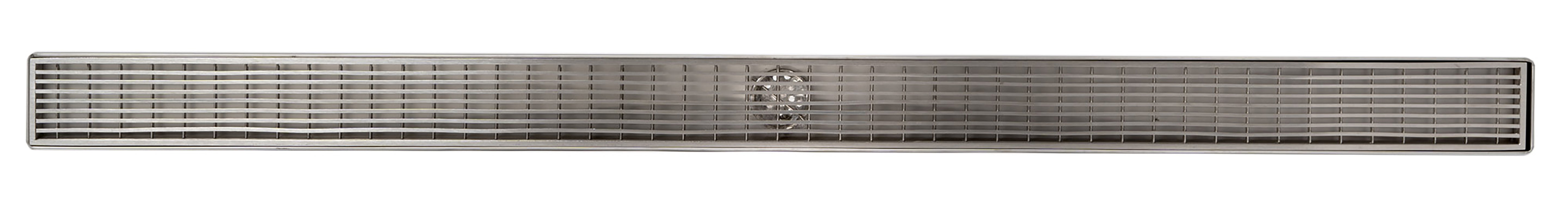 ALFI ABLD47D 47" Stainless Steel Linear Shower Drain with Groove Lines
