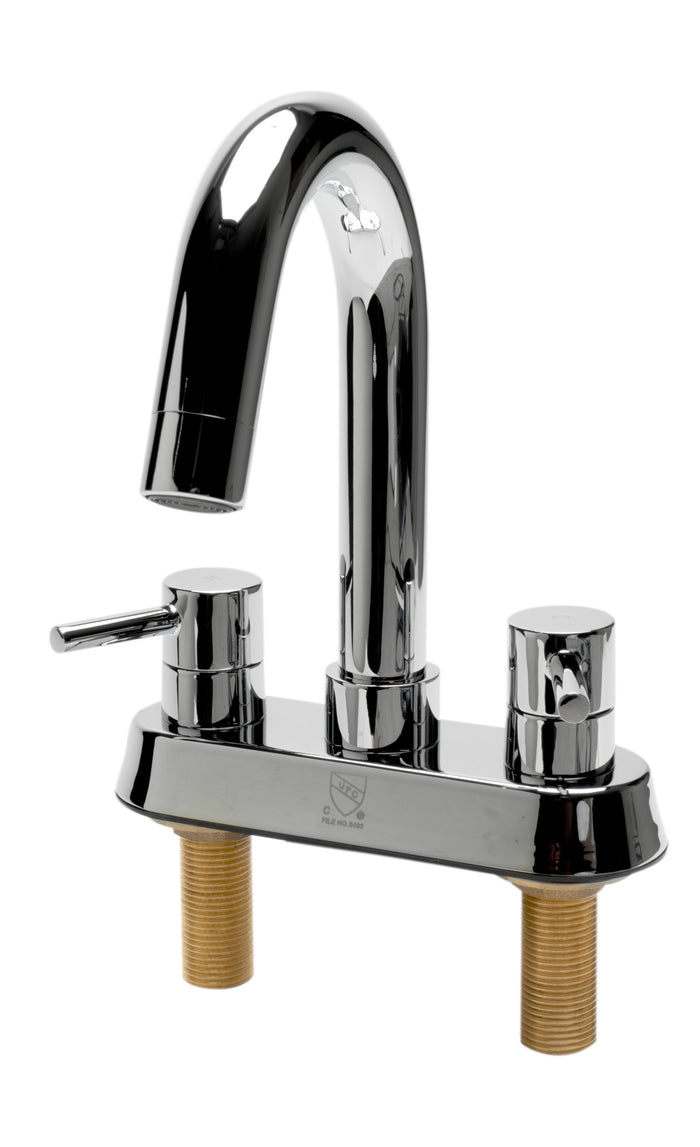 ALFI AB1400-PC Polished Chrome Two-Handle 4'' Centerset Bathroom Faucet