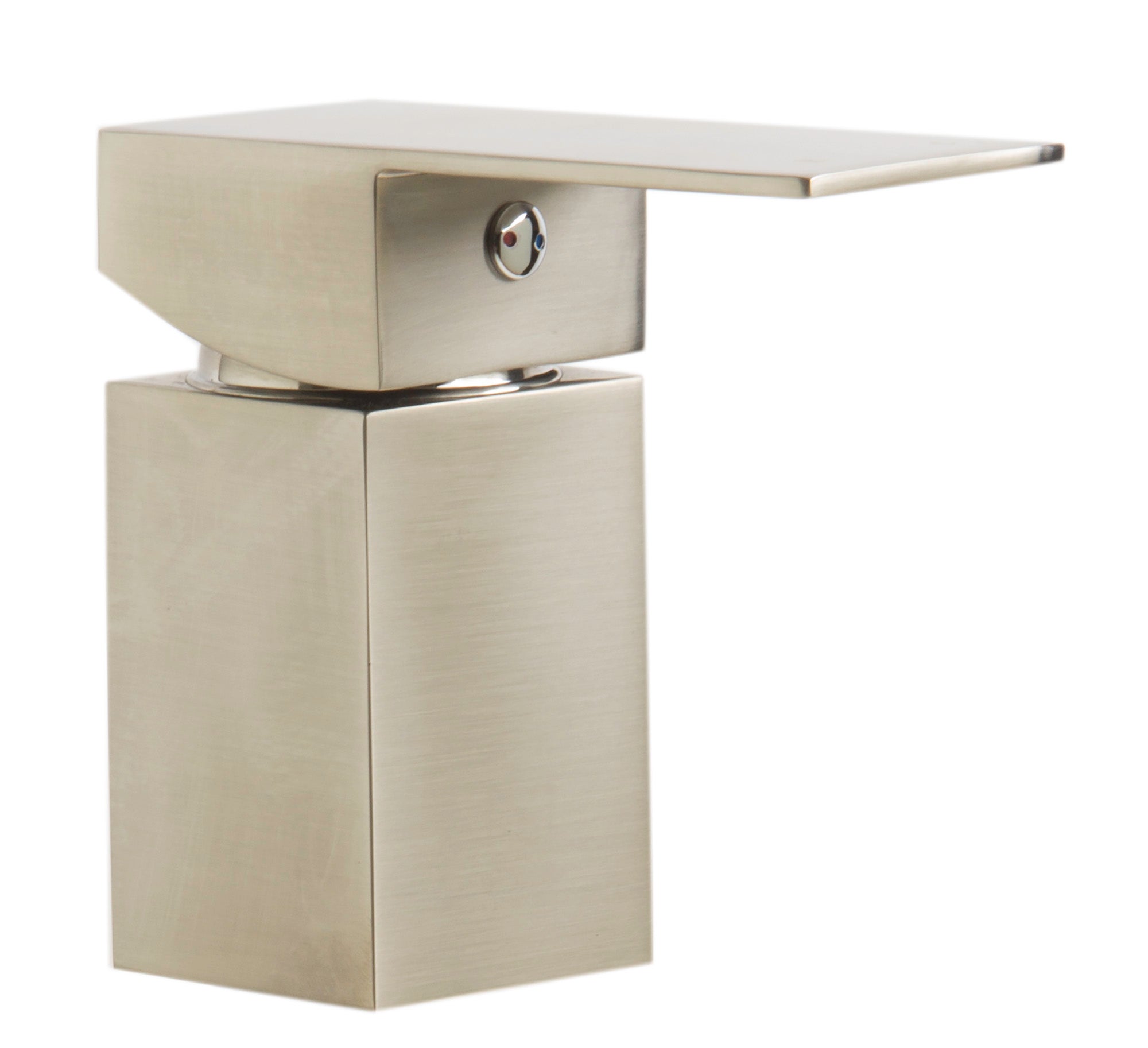 ALFI AB2322-BN Brushed Nickel Deck Mounted Tub Filler and Square Hand Held Shower Head