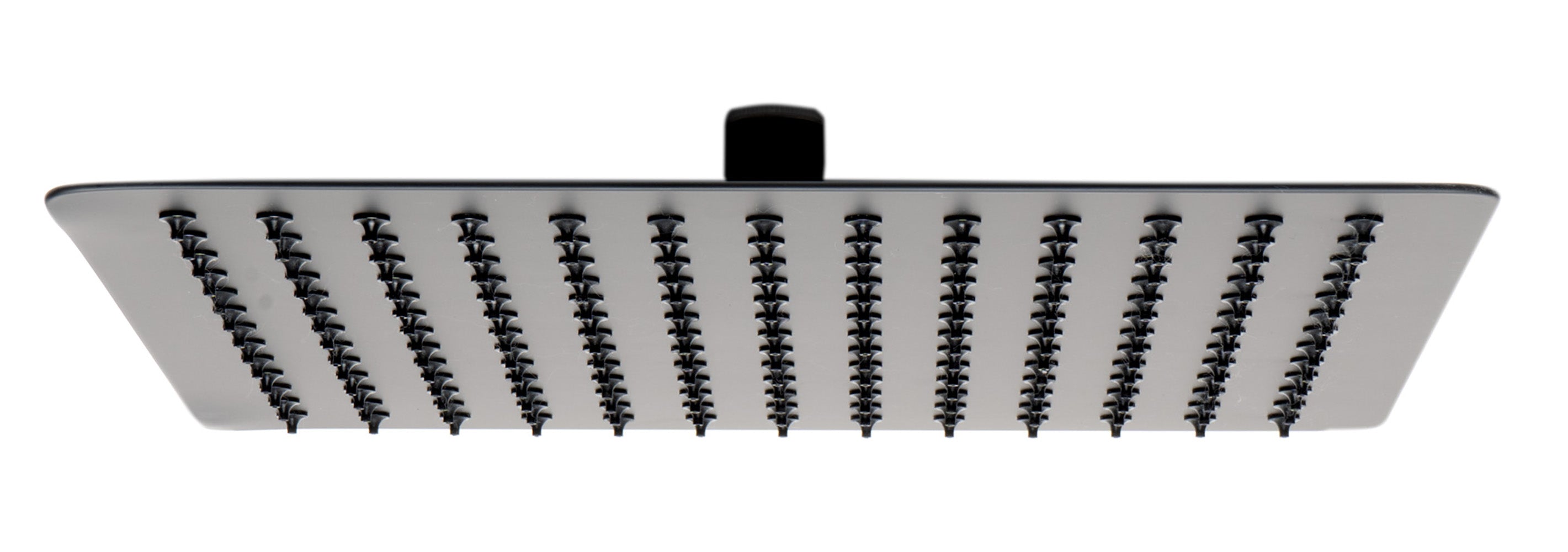 ALFI RAIN12S-BM Matte Black Stainless Steel 12" Square Ultra-Thin Rain Shower Head