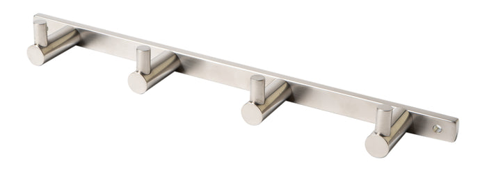 ALFI AB9528-BN Brushed Nickel Wall Mounted 4 Prong Robe / Towel Hook