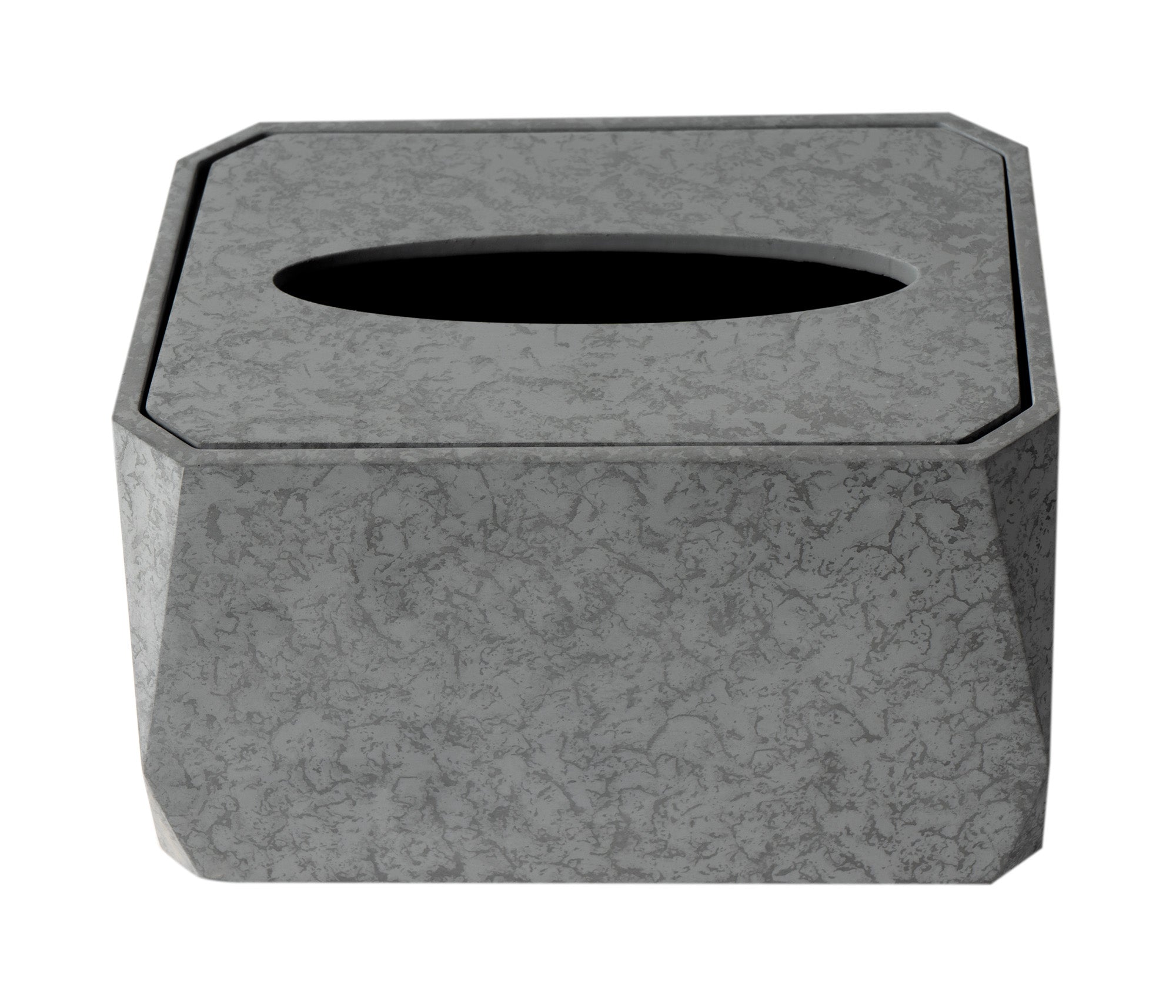 ALFI ABCO1023 7 Piece Solid Concrete Gray Matte Bathroom Accessory Set