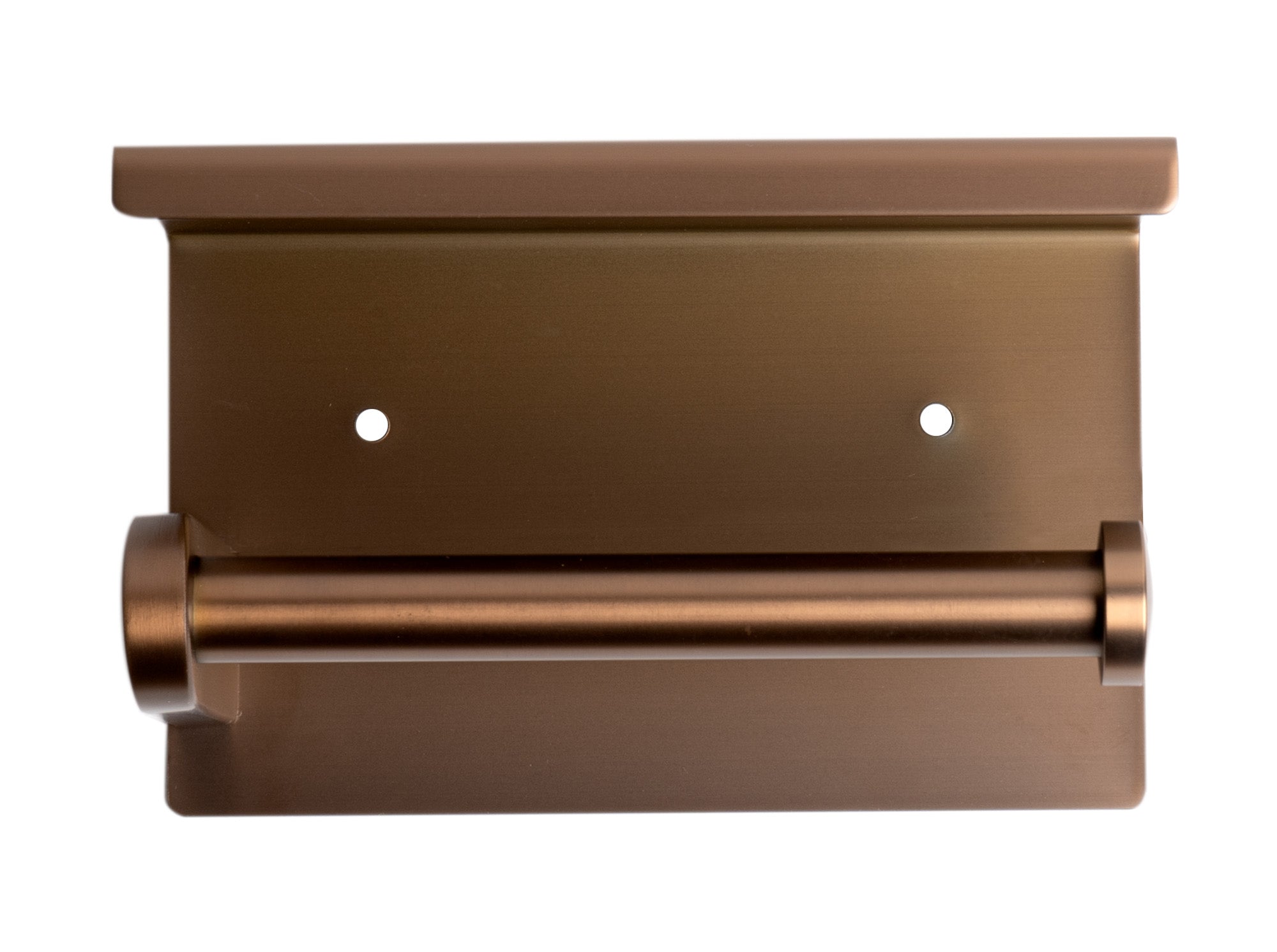 ALFI ABTPP66-BC Brushed Copper PVD Stainless Steel Toilet Paper Holder with Shelf