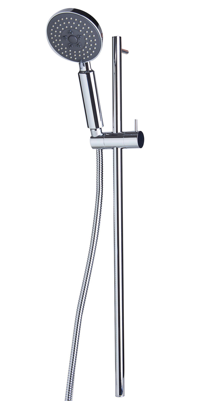 ALFI AB7938-PC Polished Chrome Sliding Rail Hand Held Shower Head Set with Hose